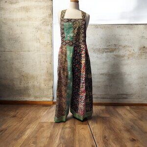 NWT Traveler Lounge Patchwork Overalls-X-Large